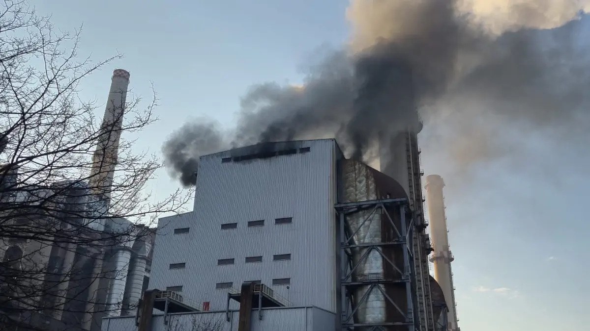 incendiu la termocentrala rovinari grupul energetic 5 a fost oprit de urgenta
