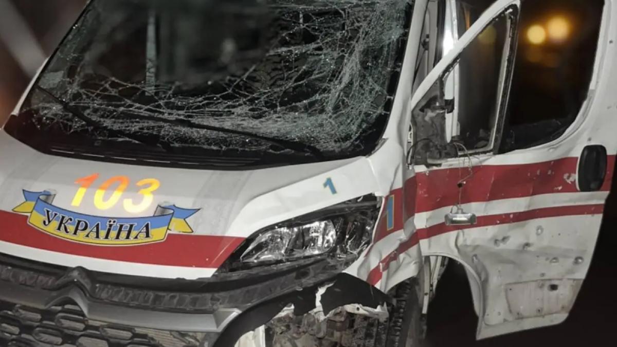 rusii incalca armistitiul de paste o drona a lovit o ambulanta in nord estul ucrainei