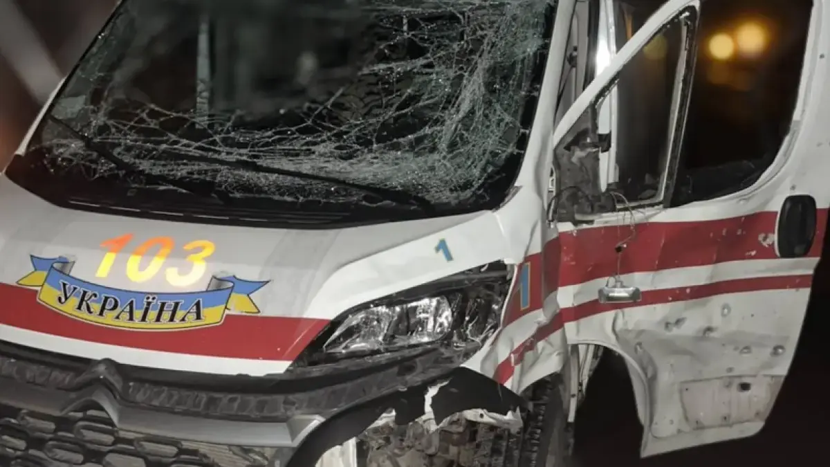 rusii incalca armistitiul de paste o drona a lovit o ambulanta in nord estul ucrainei