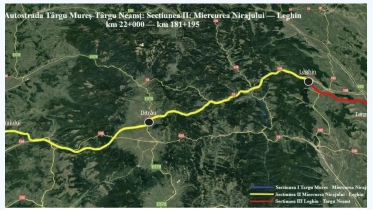 autostrada a8 avanseaza cnair lanseaza licitatia pentru lotul miercurea nirajului saraten care este valoarea contractului