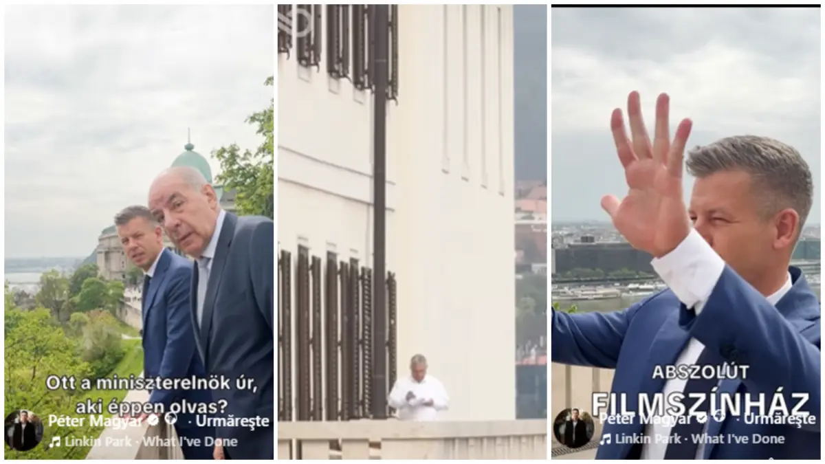 cinema absolut peter magyar a dat peste viktor orban cand se plimba prin palatul prezidential