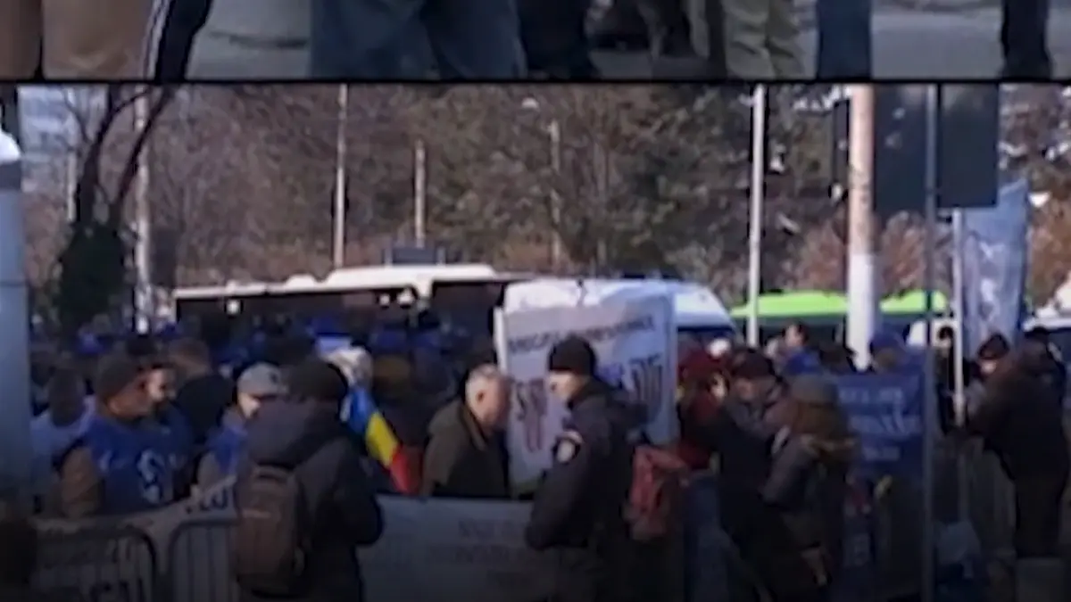 protestele de dupa sarbatori zece mii de sindicalisti in strada