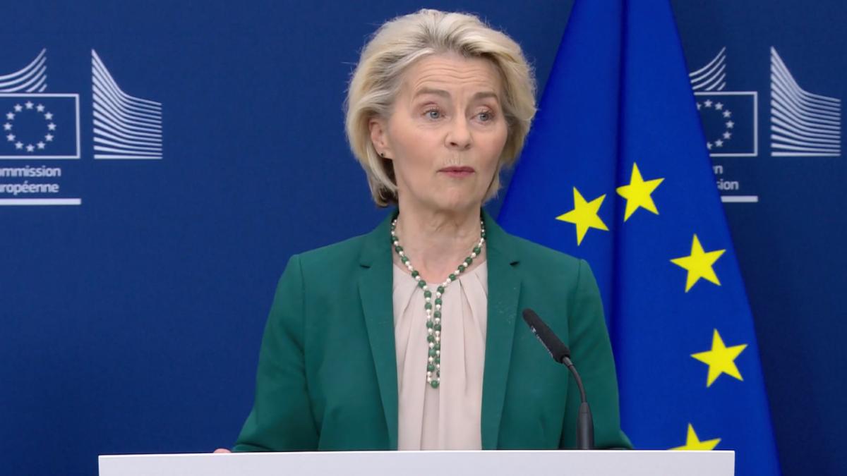 presedinta comisiei europene ursula von der leyen