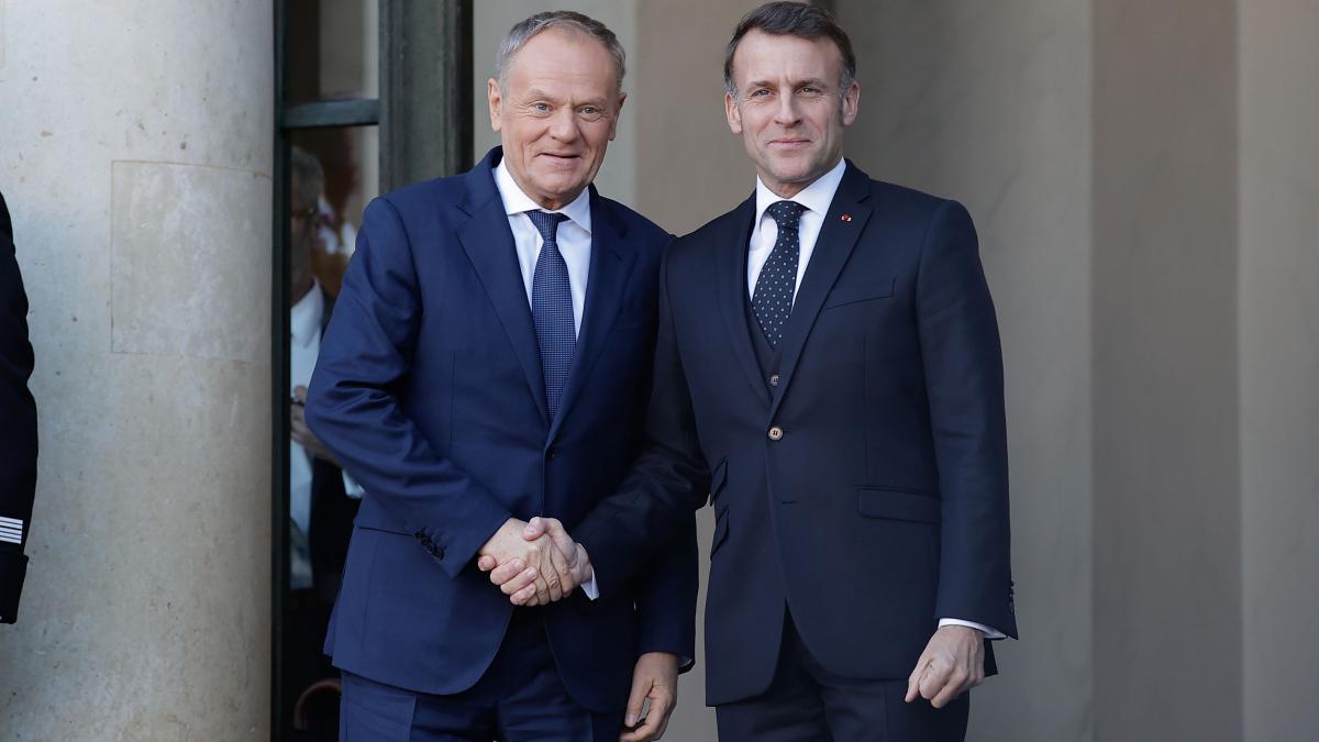macron si tusk se intalnesc la gdansk pentru noi discutii legate de ipoteticul scut nuclear comun din europa