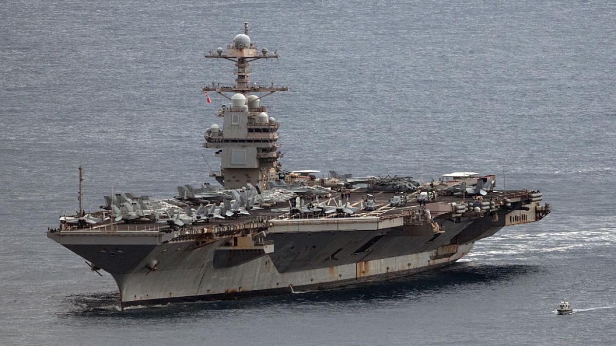 300 de zile pe mare portavionul american gerald ford a devenit nava cu cea mai lunga misiune de lupta de dupa razboiul din vietnam