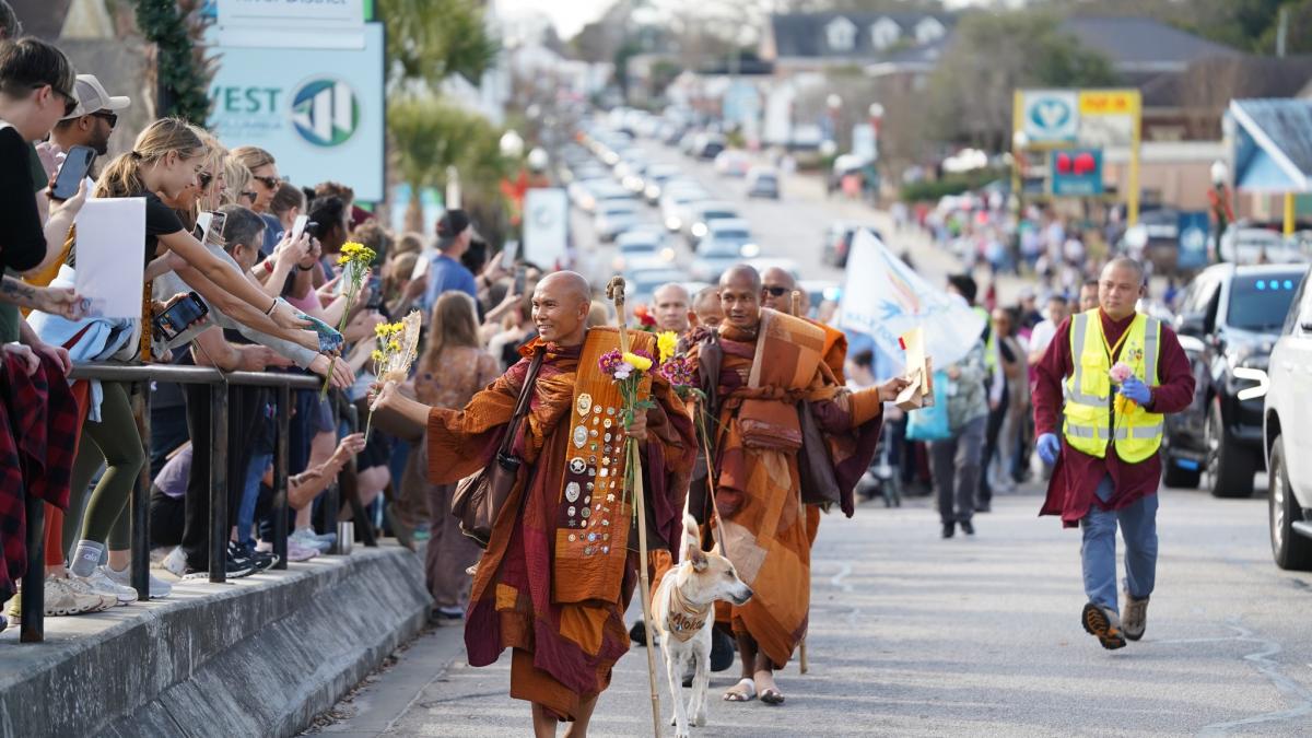 marsul pentru pace sua calugari budisti ianuarie 2026