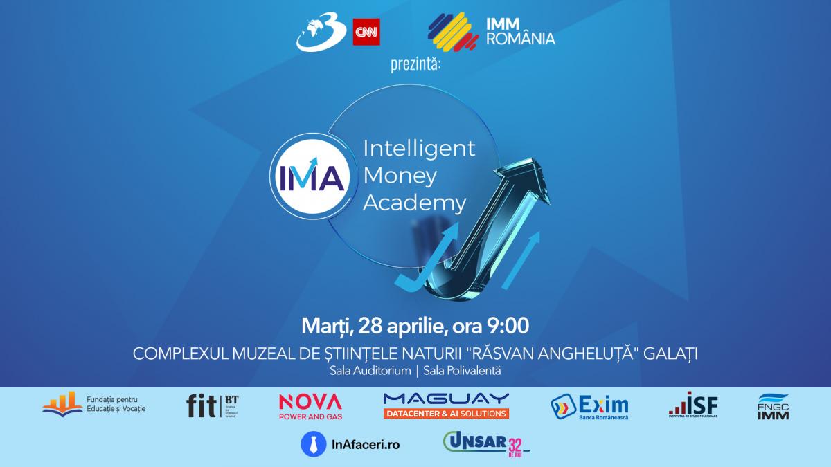 intelligent money academy un eveniment important de business o zi cu 200 de antreprenori 10 speakeri de top si 5 workshopuri