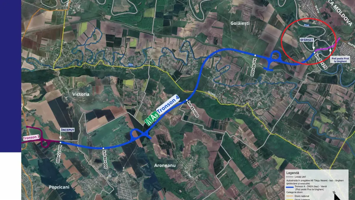cnair a pus sfarsit pe harta a8 italienii vor face ultimii 15 kilometri din autostrada unirii plus 5 de la prut incolo