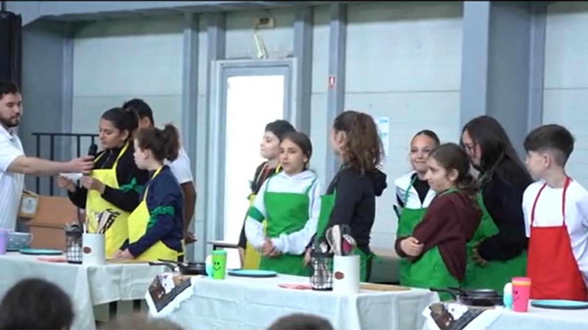 copii la un atelier de nutritie