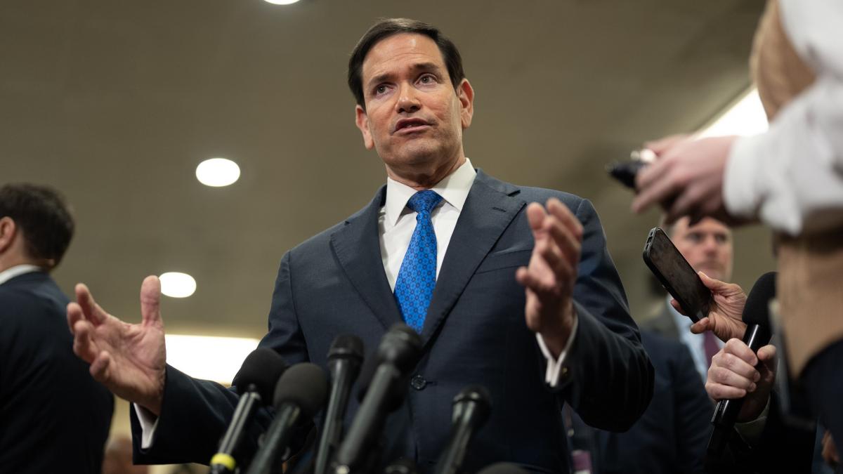 marco rubio in timpul unui discurs