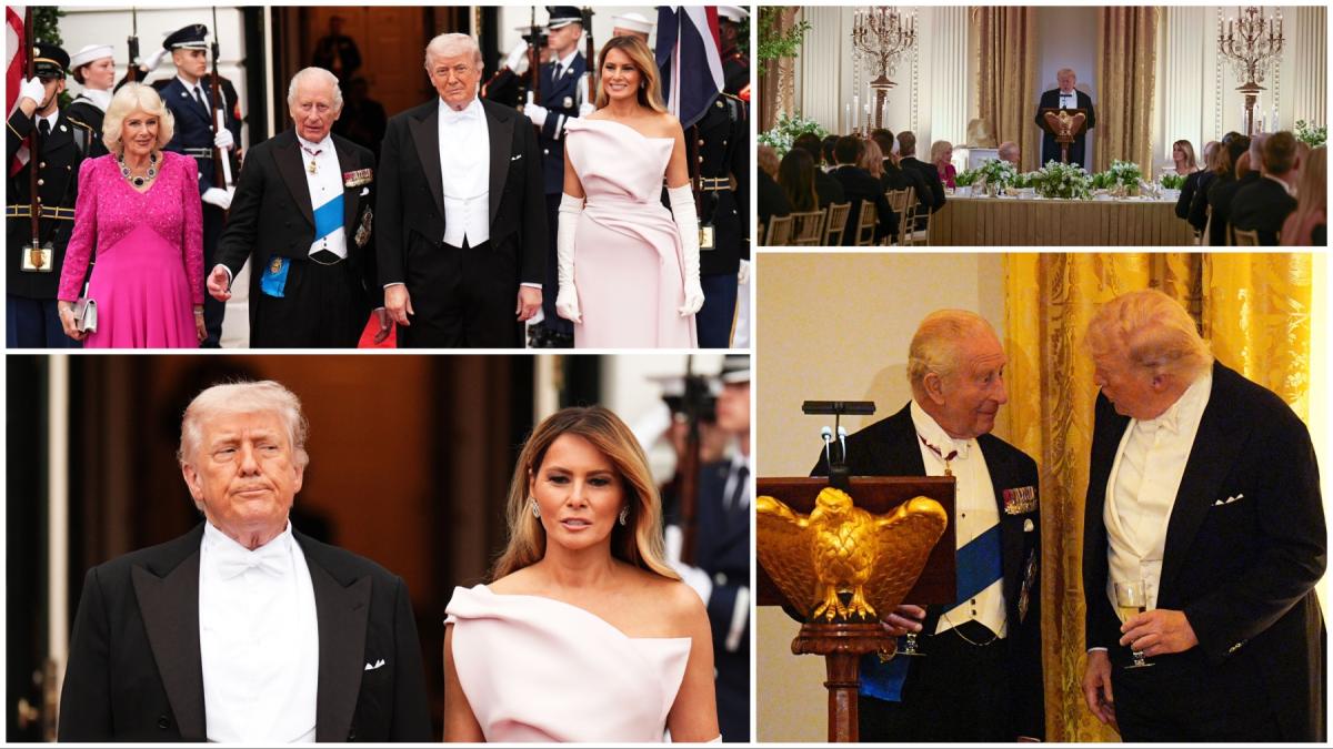 moda miliardari si glume in culisele dineului de stat de la casa alba pentru regele charles melania trump a organizat cina