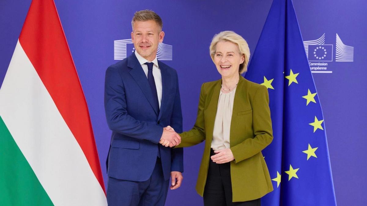 peter magyar a avut prima intalnire cu ursula von der leyen la bruxelles fondurile europene pentru ungaria urmeaza sa fie deblocate