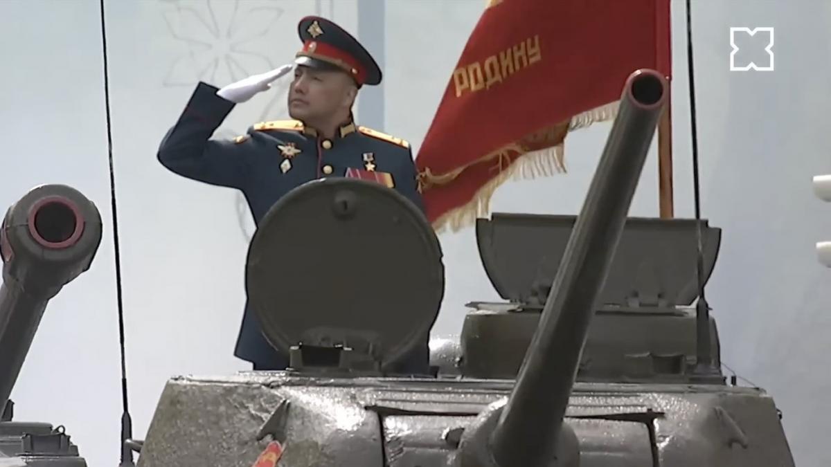 Azatbek Omurbekov parada 9 mai 2023 Moscova Profimedia