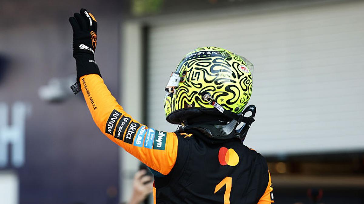 formula 1 lando norris a castigat sprintul marelui premiu din miami podiumul a fost completat de oscar piastri si charles leclerc