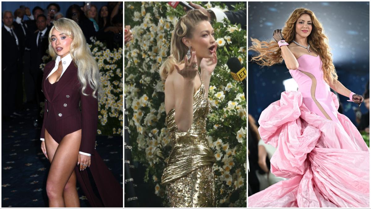 sabrina carpenter gigi hadid shakira met gala 2025