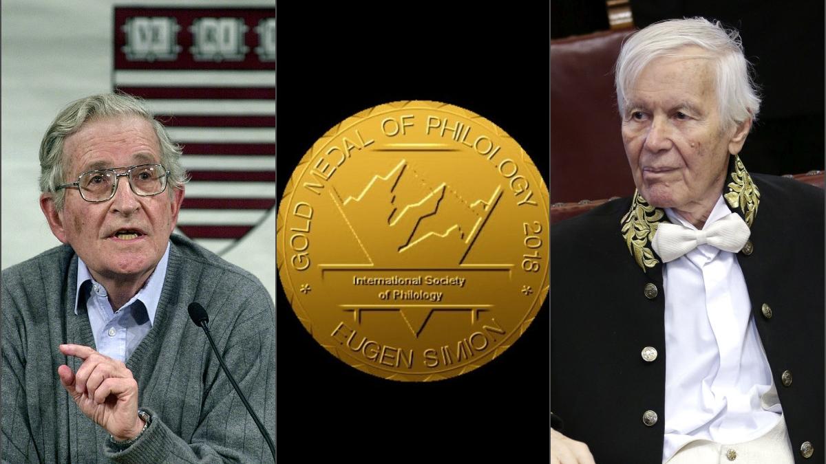 Noam Chomsky medalie Eugen Simion