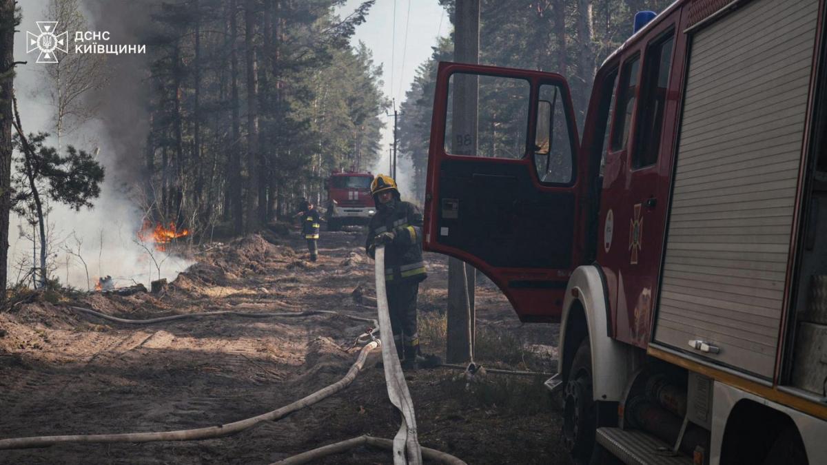 incendiu urias in zona de excludere de la cernobil peste 1 100 de hectare de padure au luat foc dupa prabusirea unei drone