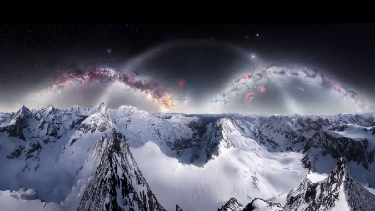 o noapte la minus 28 de grade pe un varf de 4 200 de metri pentru a fotografia triplul arc al caii lactee imaginea e spectaculoasa