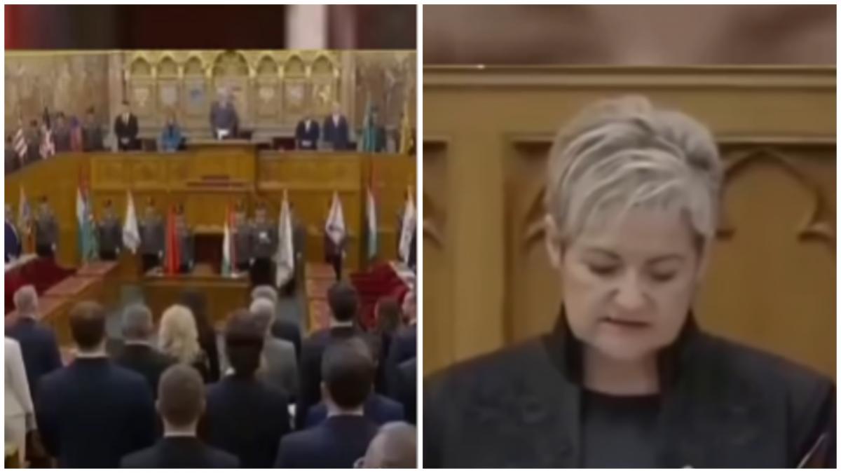 o deputata din ungaria a depus juramantul in parlament in limba romana lider udmr a fost aplaudata pentru asta nu huiduita