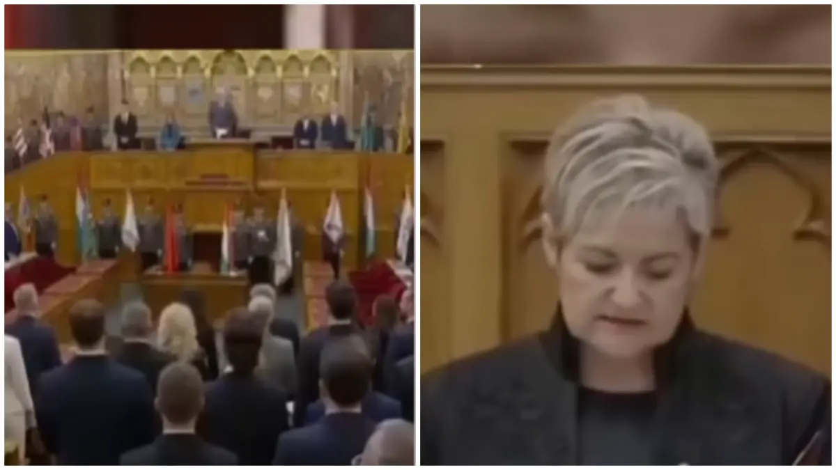 o deputata din ungaria a depus juramantul in parlament in limba romana lider udmr a fost aplaudata pentru asta nu huiduita