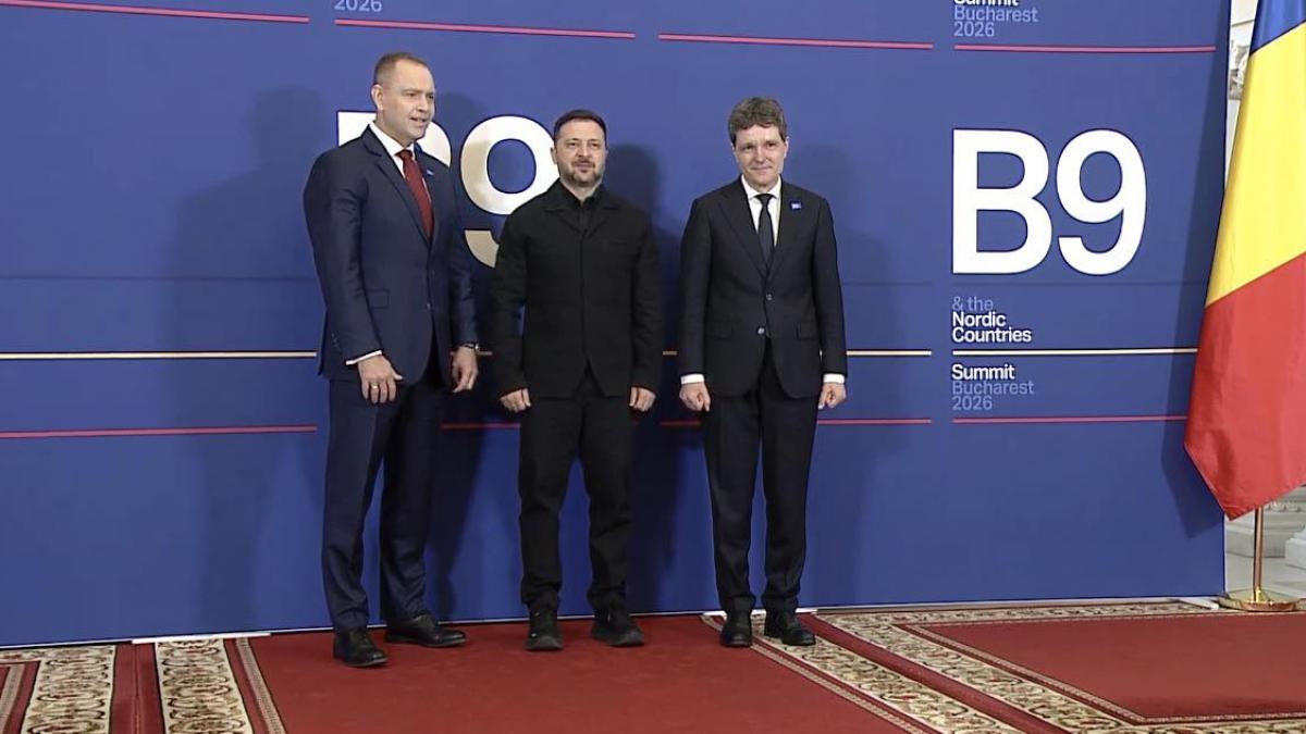 mark rutte si volodimir zelenski vin la bucuresti la summitul b9 organizat de nicusor dan