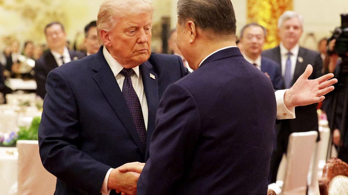 Trump Xi Jinping Beijing Getty