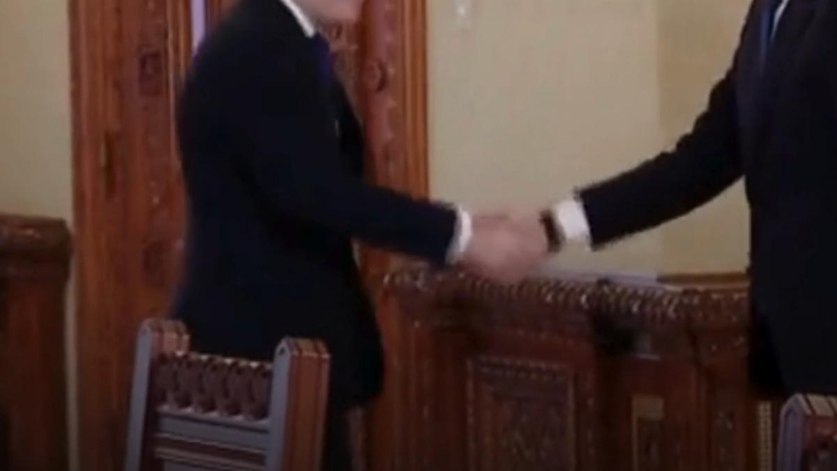 nicusor dan a inceput consultarile cu partidele la cotroceni presedintele discuta acum cu liderii psd