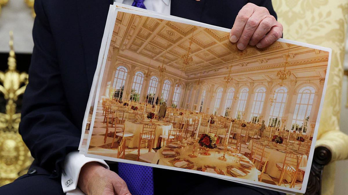 un senator american a anulat o finantare federala propusa de republicani pentru sala de bal de la casa alba