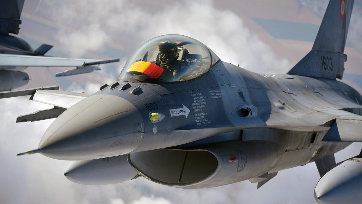 un avion f 16 romanesc a doborat o drona in estonia e alerta si in letonia