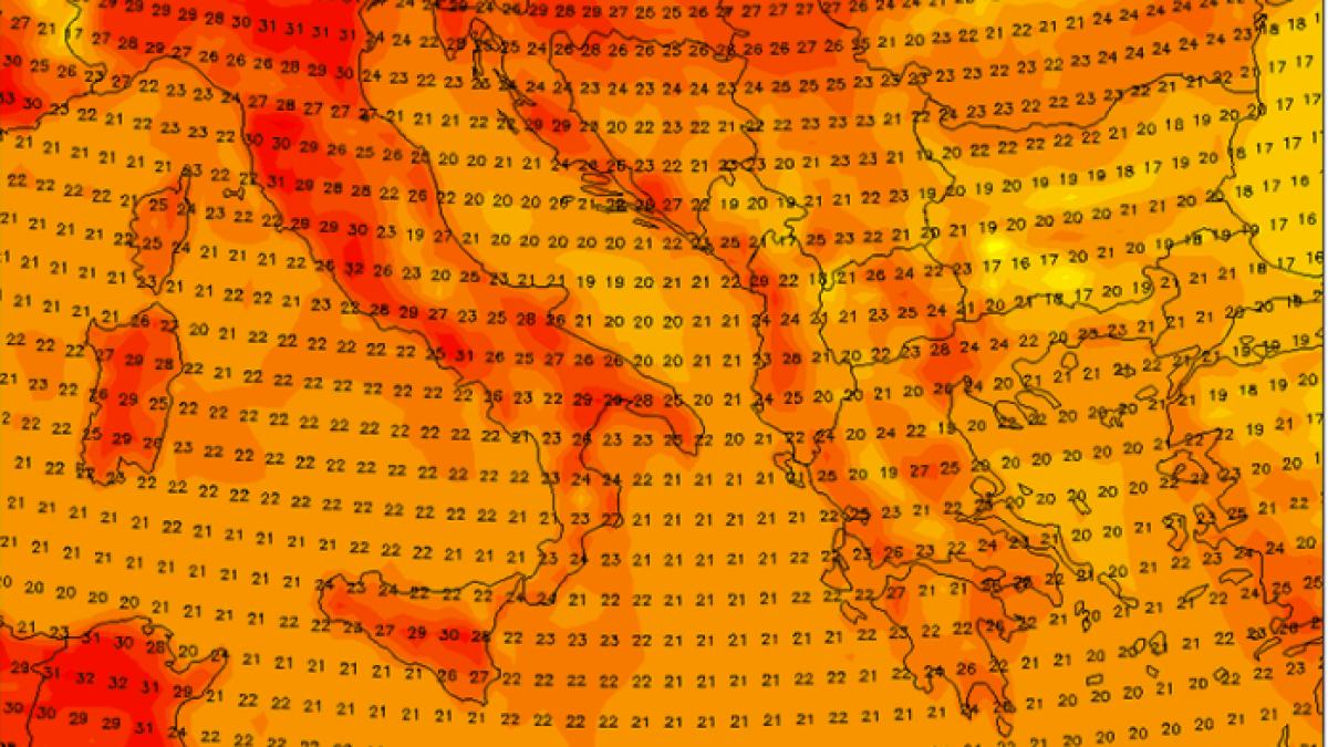 un dom de caldura se formeaza deasupra europei temperaturile cresc la nivel record vor fi cu 16 grade mai mult peste normalul lui mai