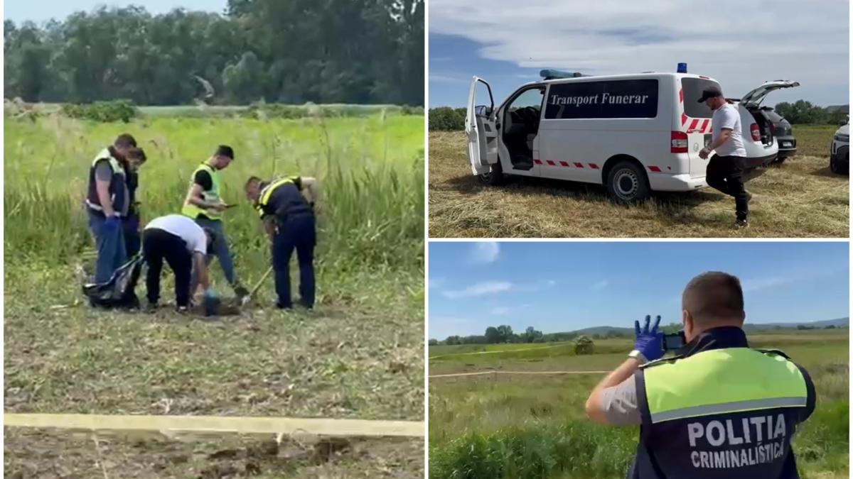 descoperire macabra un craniu uman si un picior gasite pe un camp din maramures politistii au dat si peste doua telefoane