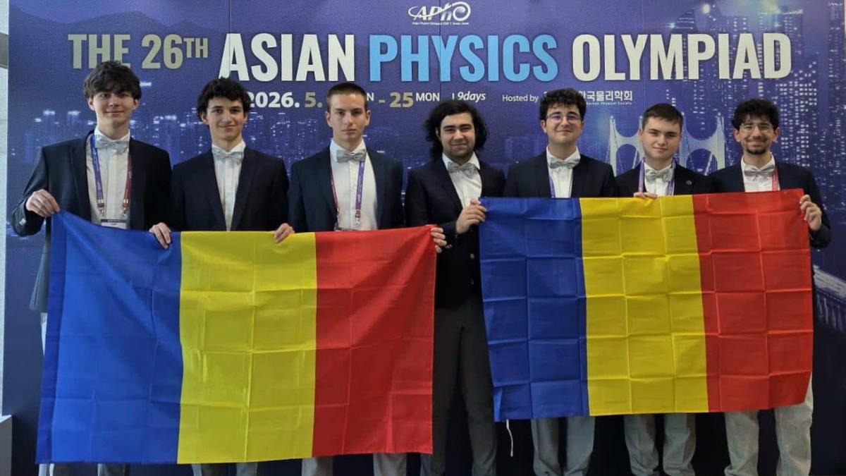 elevii romani au luat 3 medalii de argint 3 medalii de bronz si o mentiune la olimpiada asiatica de fizica din coreea de sud