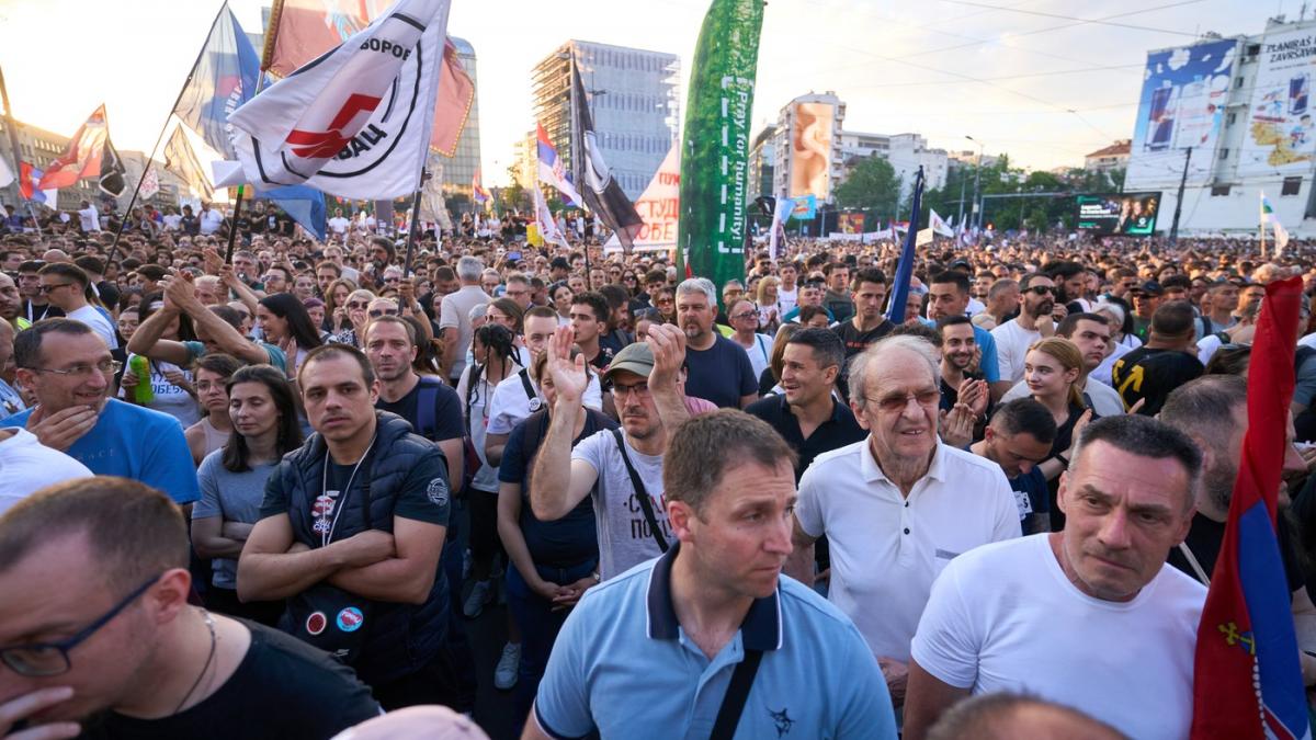 Miting anti regim Serbia