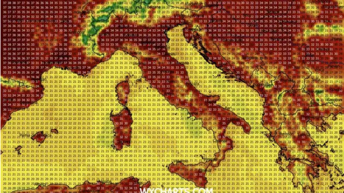 domul de caldura e complet si a format un capac deasupra europei vor fi pana la 40 de grade imaginile din satelit sunt neobisnuite
