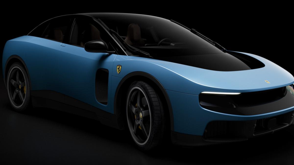 ferrari a lansat primul sau model complet electric luce a fost prezentat la roma si poate atinge 310 km h