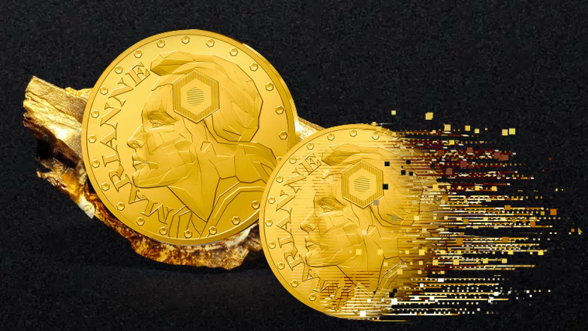 moneda de aur franta