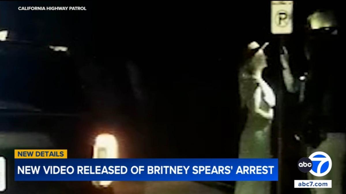 video politia din california a facut publice imaginile de la arestarea lui britney spears