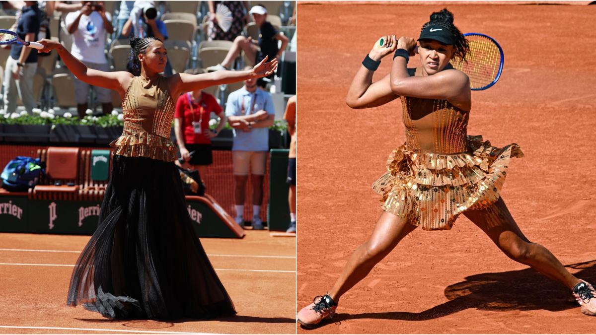 jucătoarea de tenis Naomi Osaka la Roland Garros