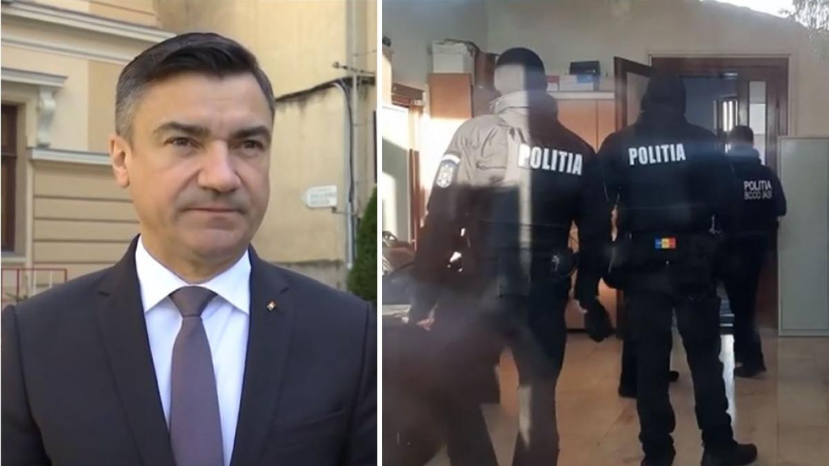 colaj 2 poze in care apar primar Mihai Chirica, anchetat în dosarul 