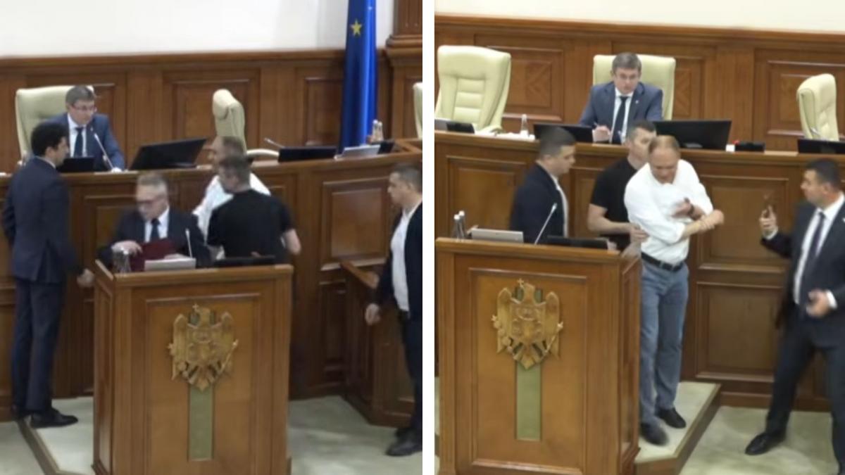 parlamentari moldoveni imbrancindu se