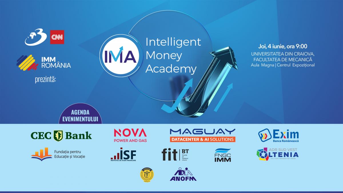 de la finantare la leadership agenda completa intelligent money academy craiova o zi cu 200 de antreprenori 20 de speakeri de top