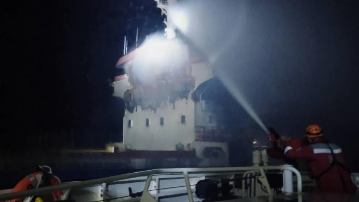 nava turca atacata de rusi