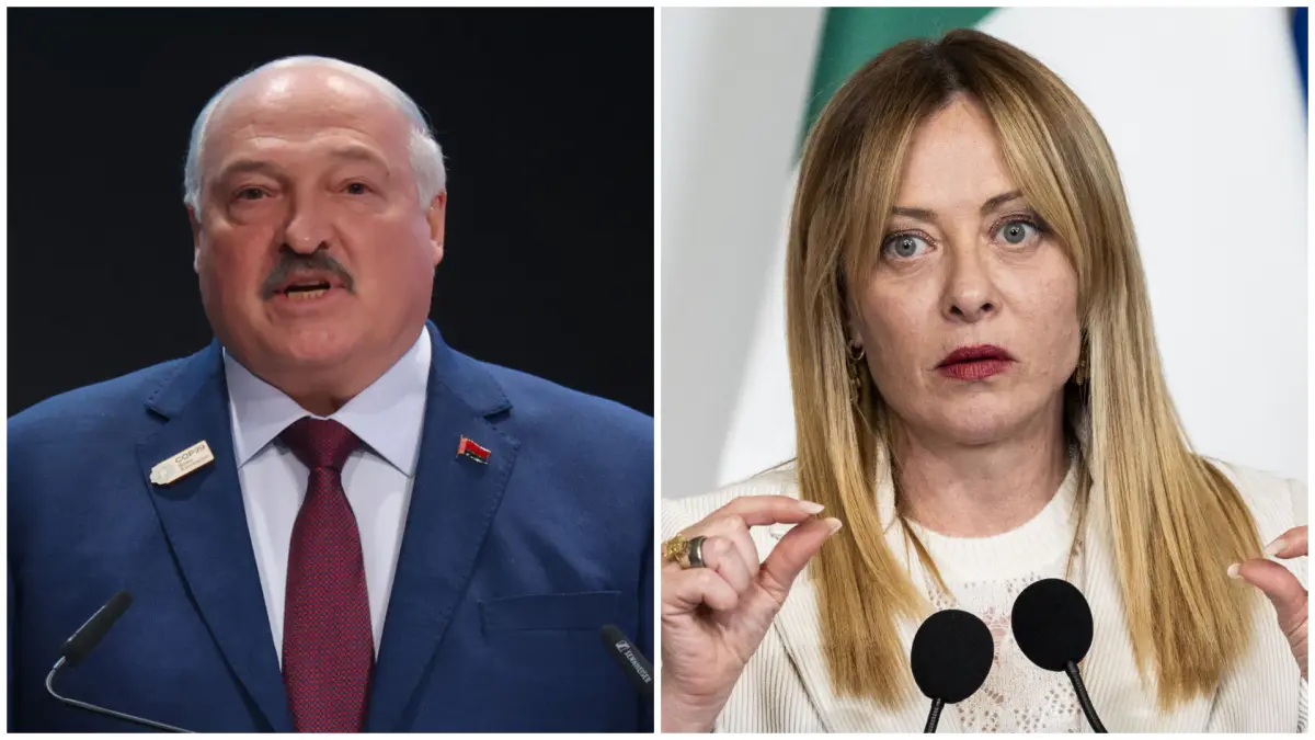 lukashenko i a cerut lui macron sa isi asume rolul de emisar in relatia cu rusia meloni e femeie nu poate negocia cu moscova