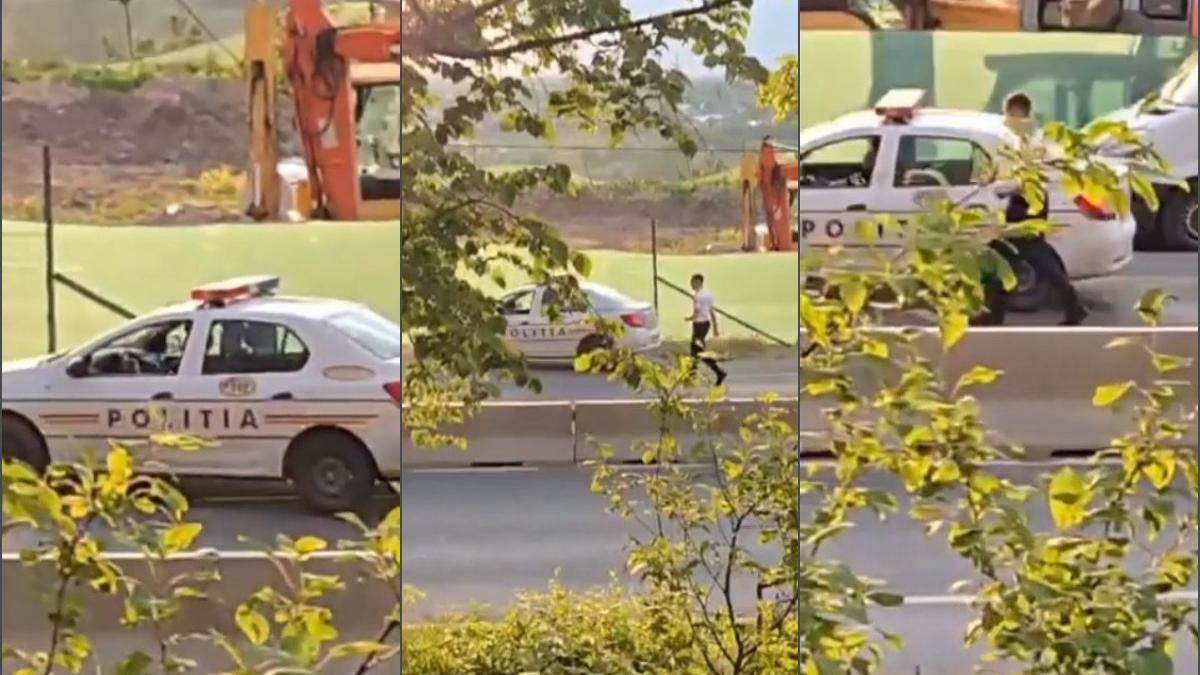 Pollițiștii din Galați au depistat alți polițiști care circulau cu viteză și i-au tras pe dreapta