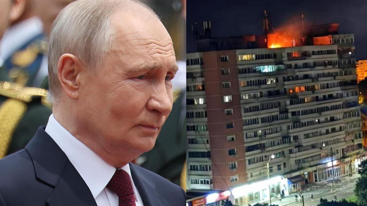 vladimir putin bloc lovit drona galati colaj