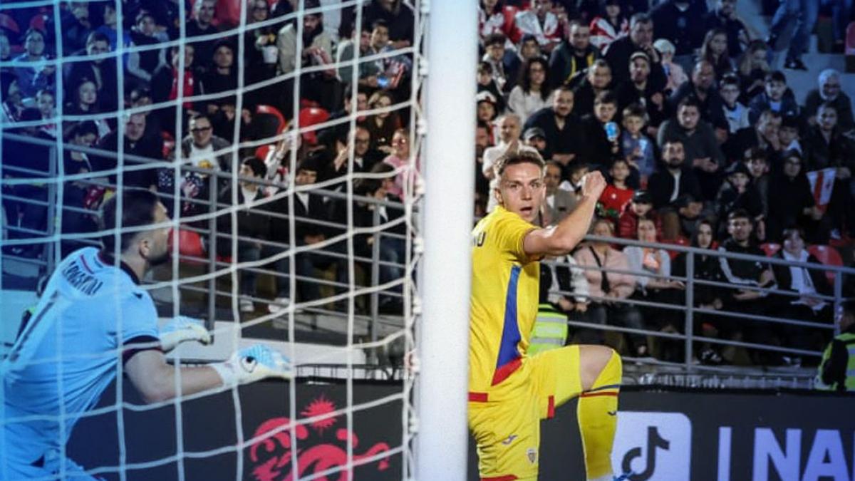 romania a facut egal cu georgia 1 1 in primul meci al lui gheorghe hagi pe banca tricolorilor