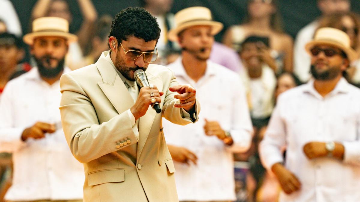 Bad Bunny la concertul de la Madrid