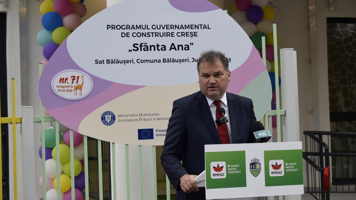ministrul interimar cseke attila romania va atinge in cateva zile jalonul pnrr de 4 500 de locuri noi in crese