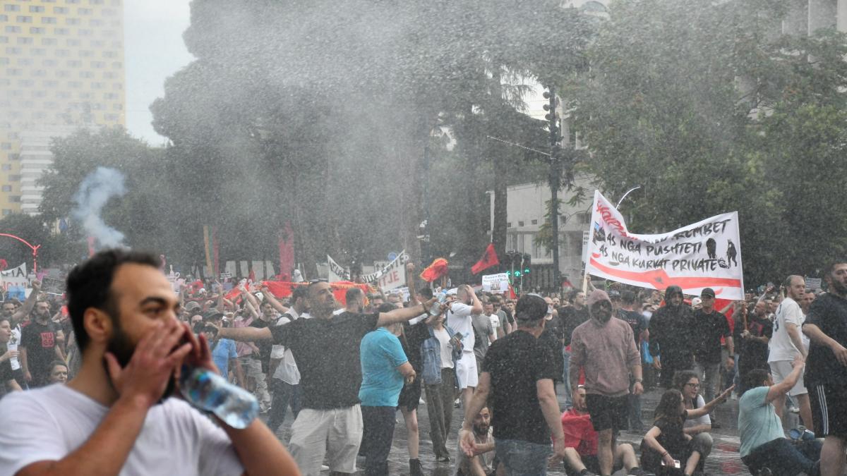 protest albania