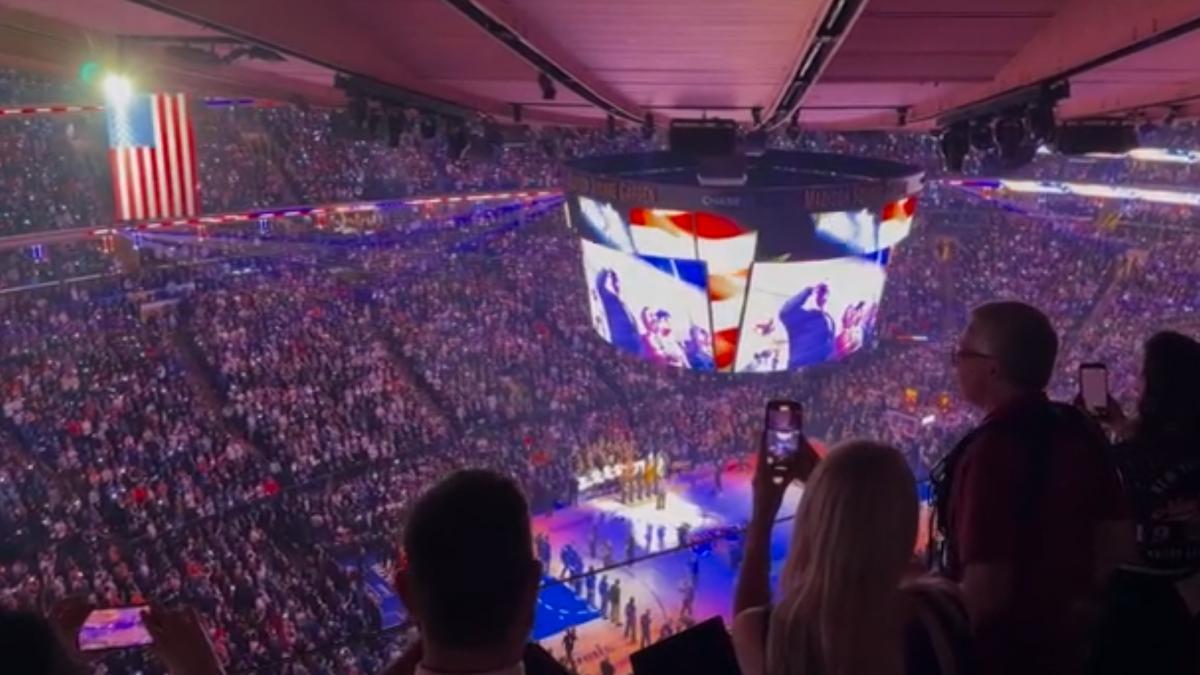 video donald trump a fost huiduit la finala nba in new york